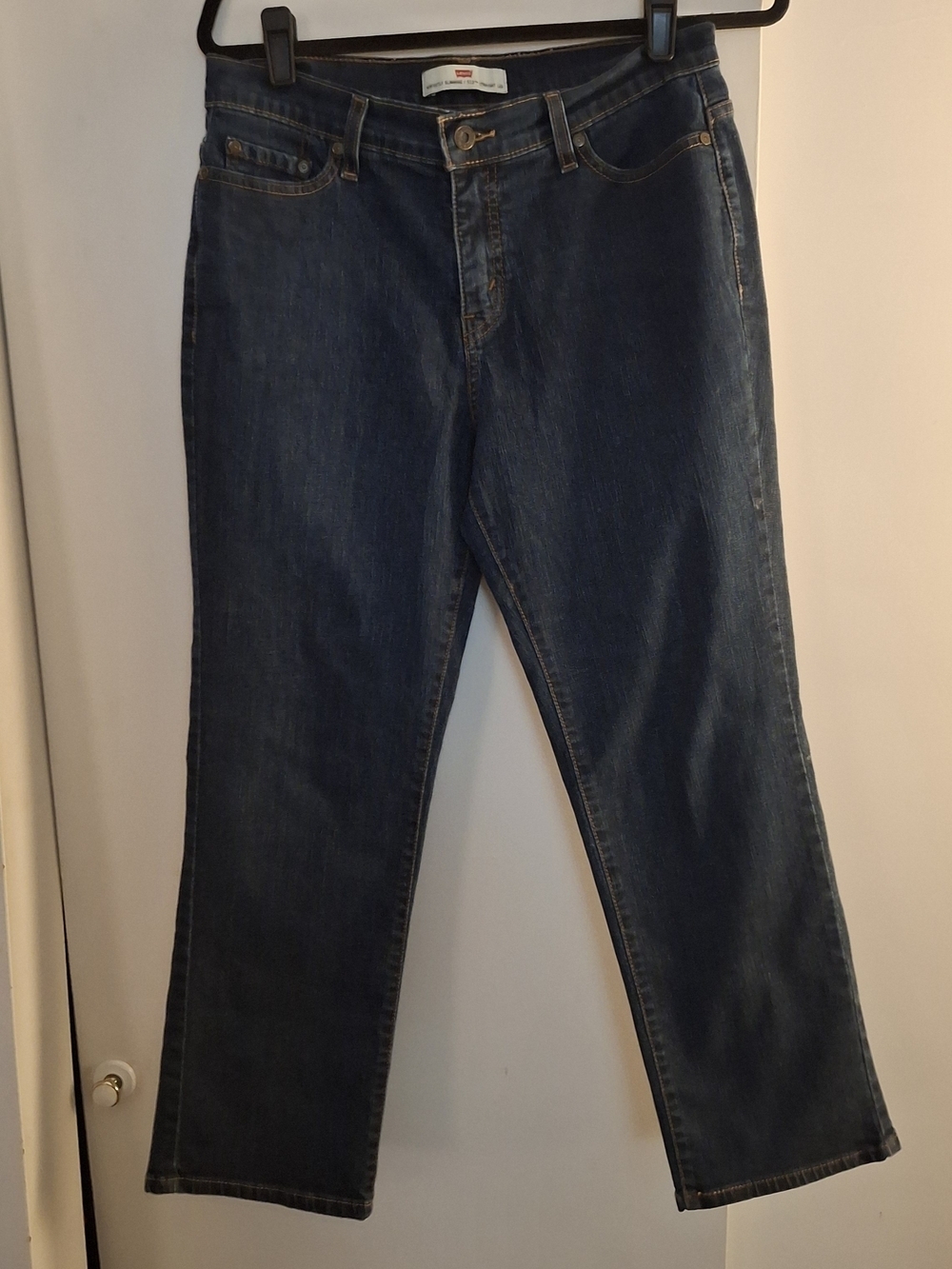 Levi's Women's Dark Blue 512 Straight Leg Jeans